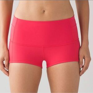 Lululemon wunder shorts pink/coral 